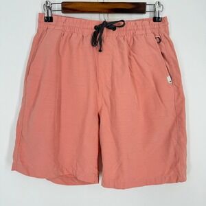 Quiksilver Amphibian Shorts Mens Coral Pink DryFlight‎ Hybrid Boardshorts